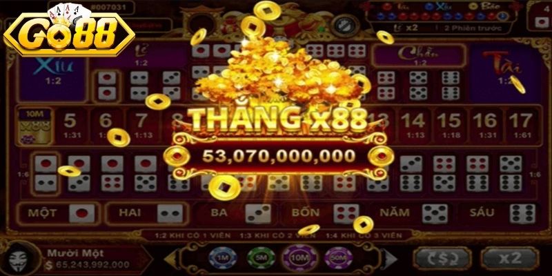 Sicbo Online Go88 – Nền Tảng Giải Trí Uy Tín An Toàn 4 Các cửa cược cơ bản
