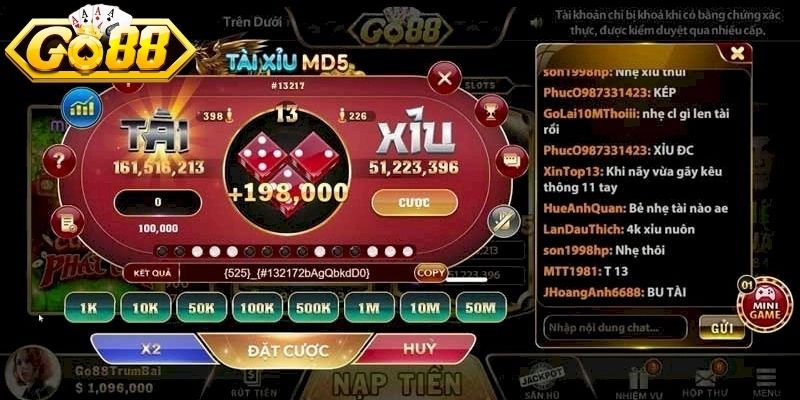 Giới thiệu cơ chế mã hóa của Tài Xỉu MD5 Go88